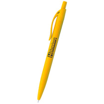 Sleek Write Yellow Rubberized Pen