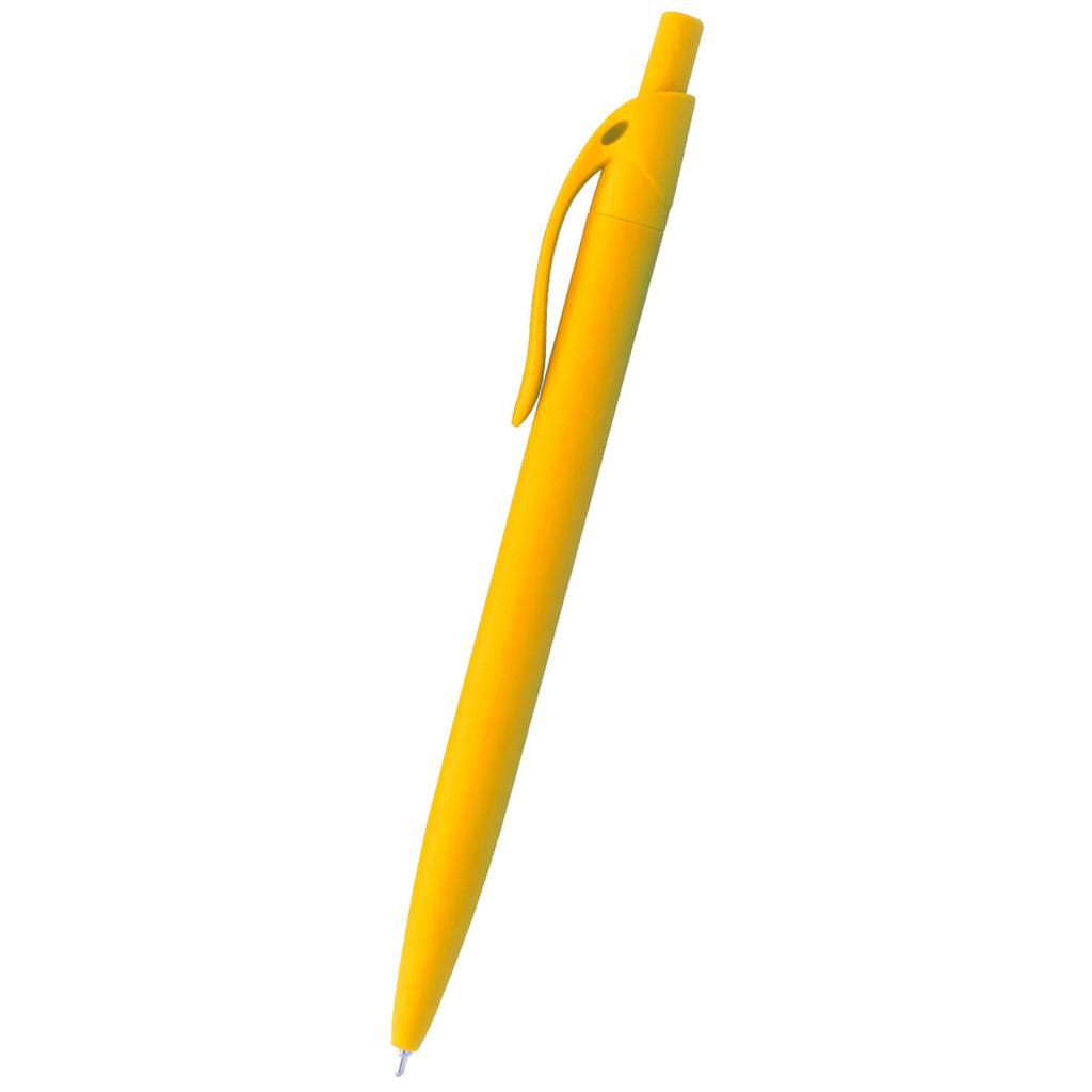 Sleek Write Yellow Rubberized Pen