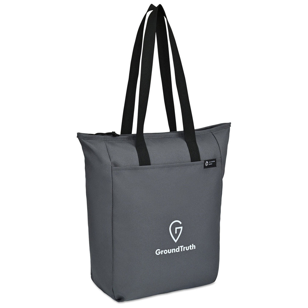 Gemline Durango Grey Renew rPET Zippered Tote