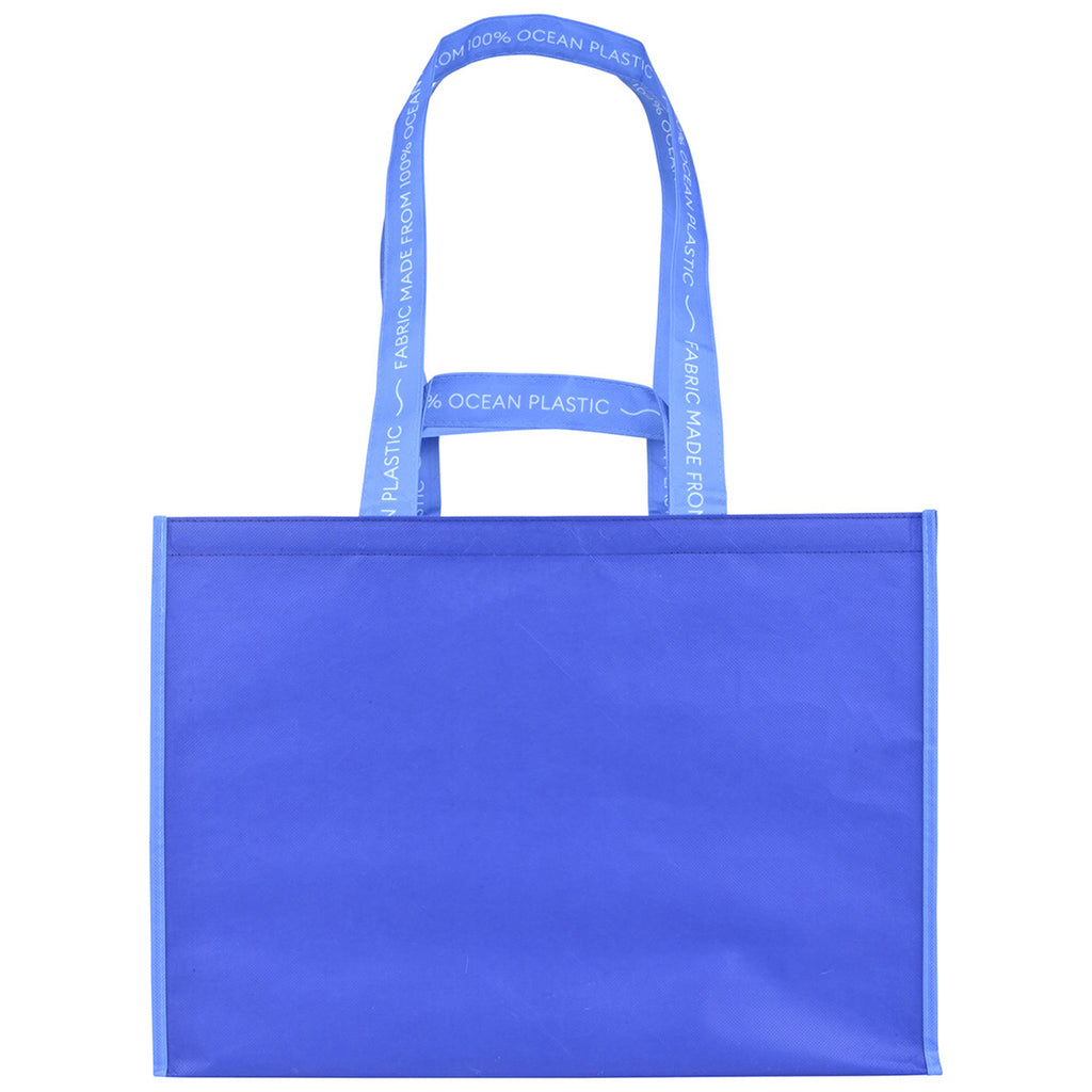 Out of the Ocean Navy Reusable XL Shopper with Click N' Stay