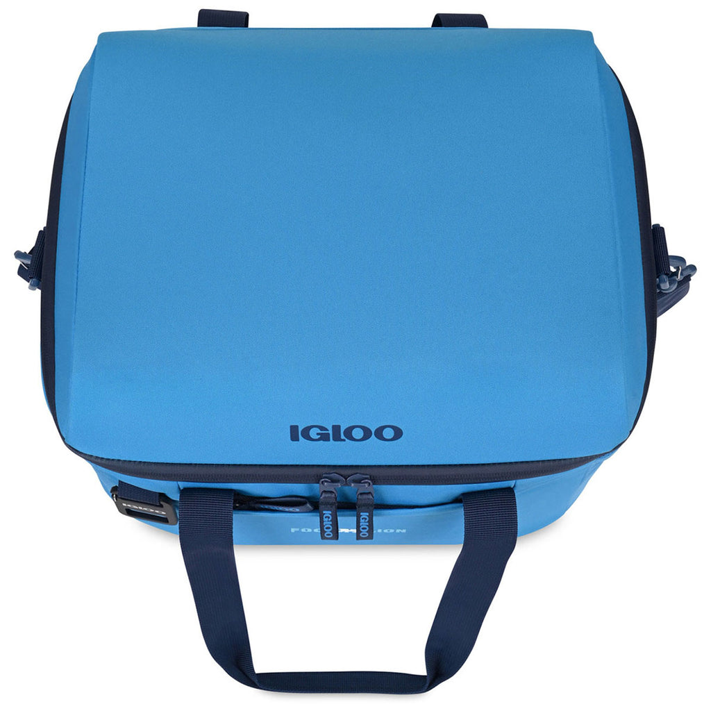 Igloo Brilliant Blue Day Chiller XL Box 38 Can Soft Cooler