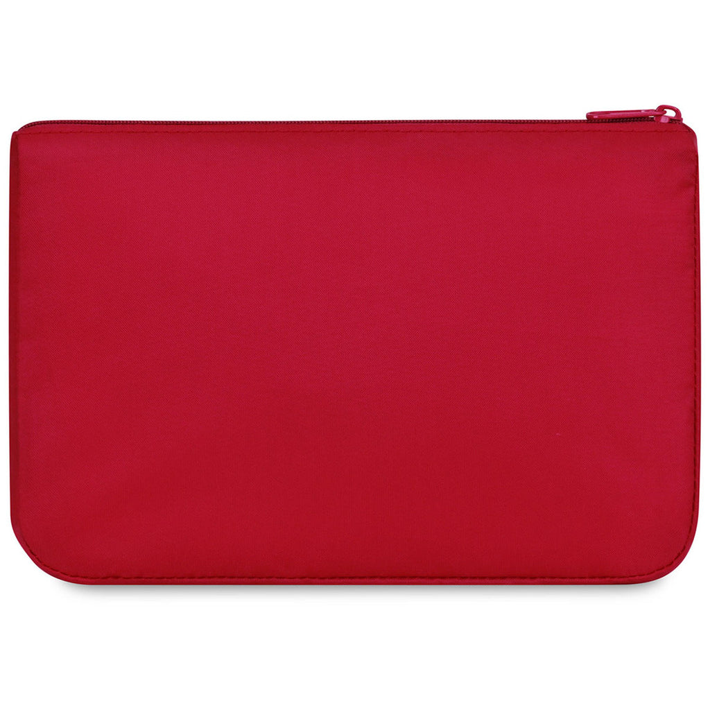 Gemline Red Arlo rPET Zippered Pouch