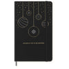Moleskine Black Hard Cover Holiday Notebook Gift Set