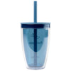 Cool Gear Elemental Blue Oasis Straw Bottle - 14 Oz.