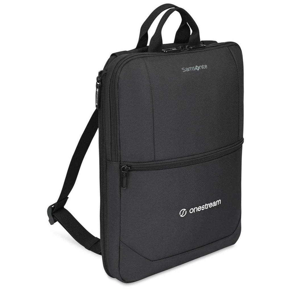 Samsonite Black Convertible Luggage Cover and Laptop Backpack