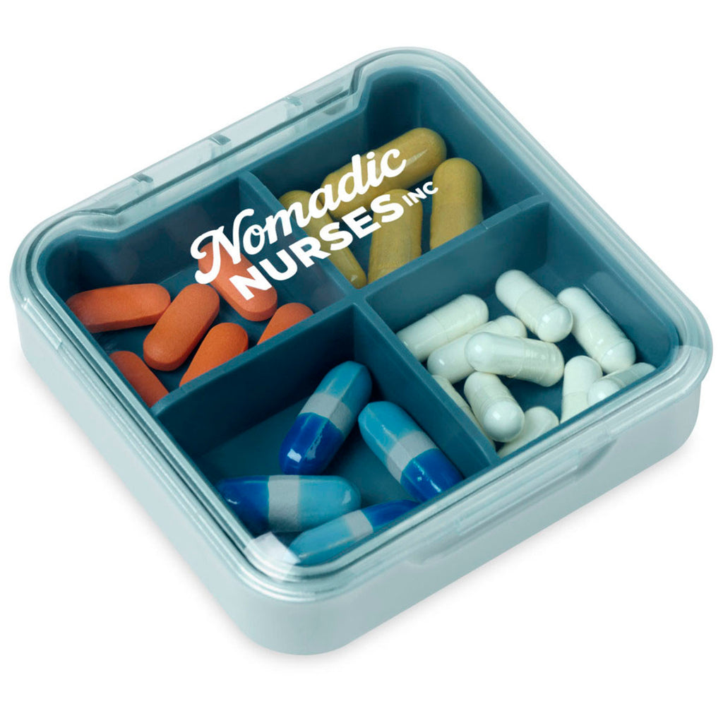 Gemline Teal Easy Go Supplement Pill Organizer