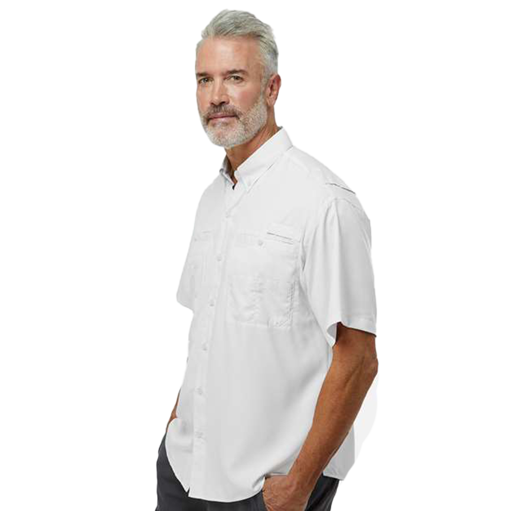 Paragon Men's Aluminum Hatteras Performance Short Sleeve Fishing Shirt