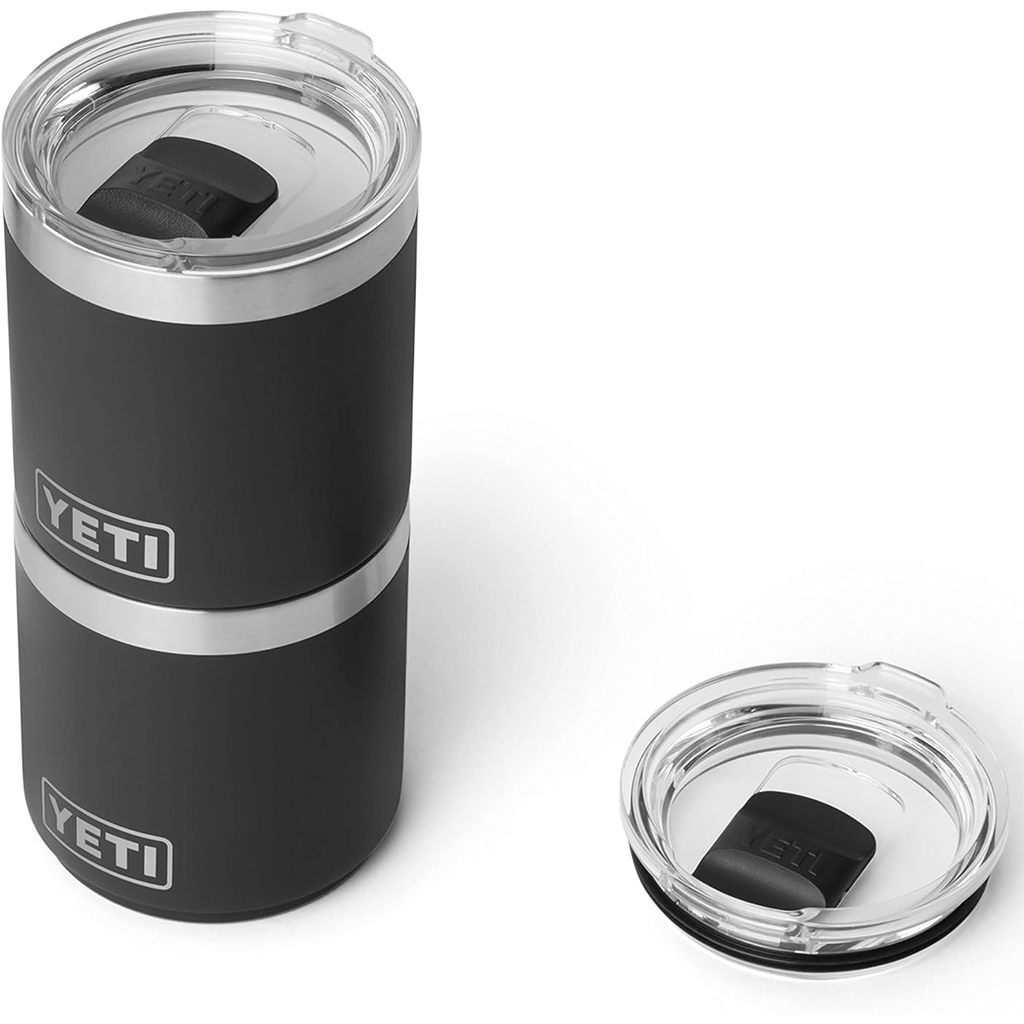 YETI Black Rambler 10 oz Stackable Lowball 2.0 with Durasip Ceramic Lining