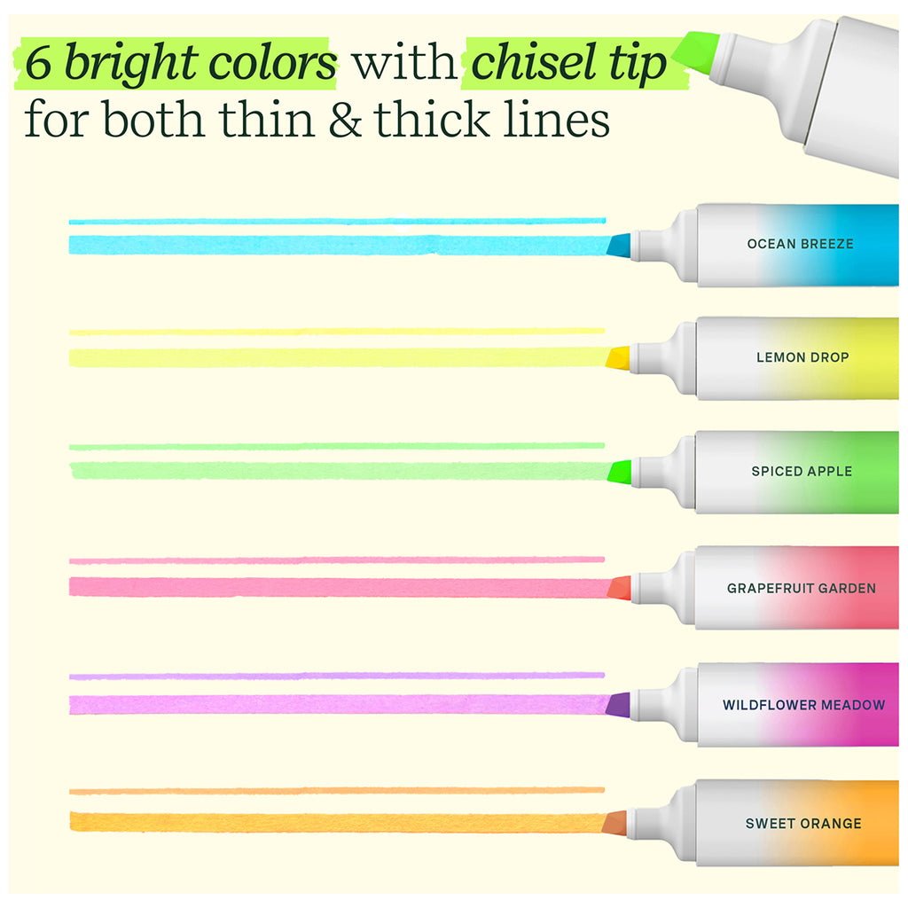 Lifelines Multicolor Scented Stacking Highlighters - 2-pack