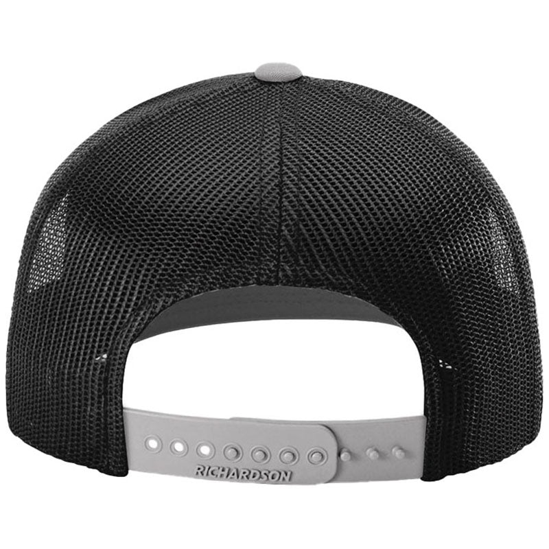 Richardson Black/Black/Light Grey Trucker Cap
