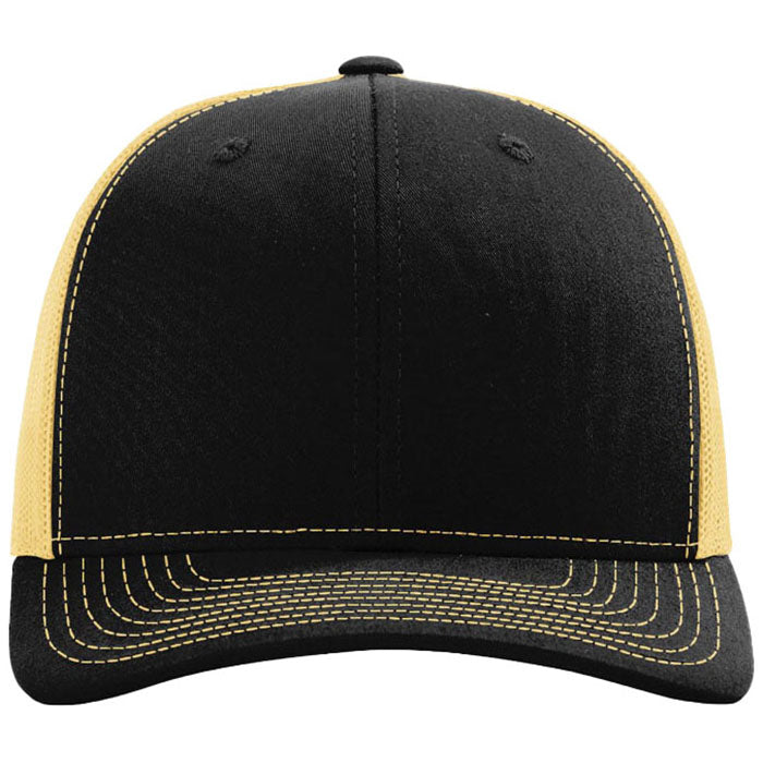 Richardson Black/Vegas Gold Trucker Cap
