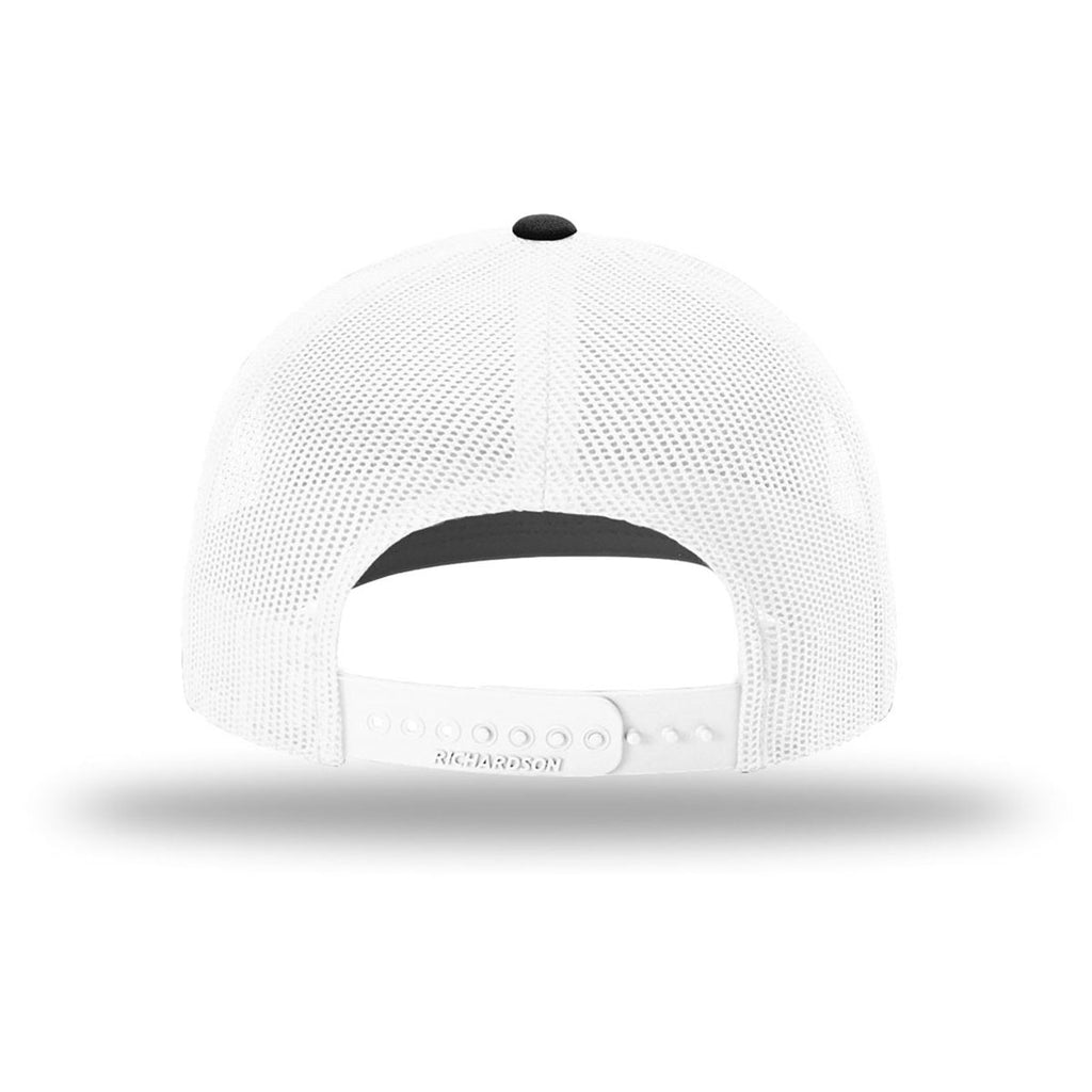 Richardson Black/White Trucker Cap