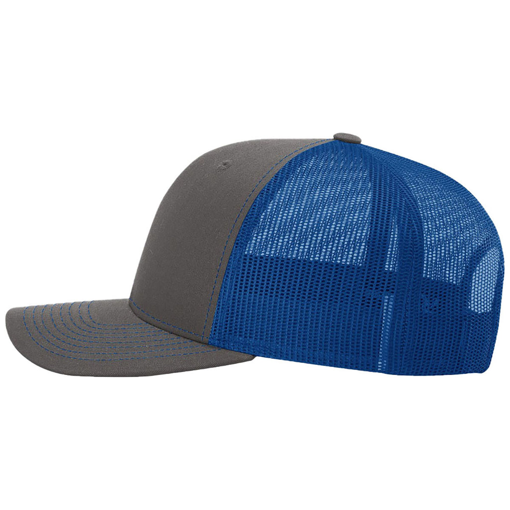 Richardson Charcoal/Royal Trucker Cap