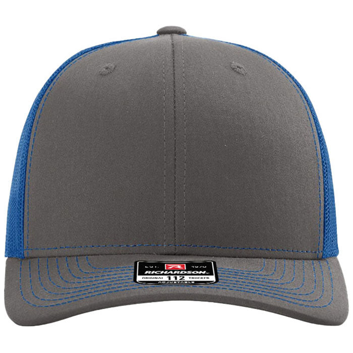 Richardson Charcoal/Royal Trucker Cap