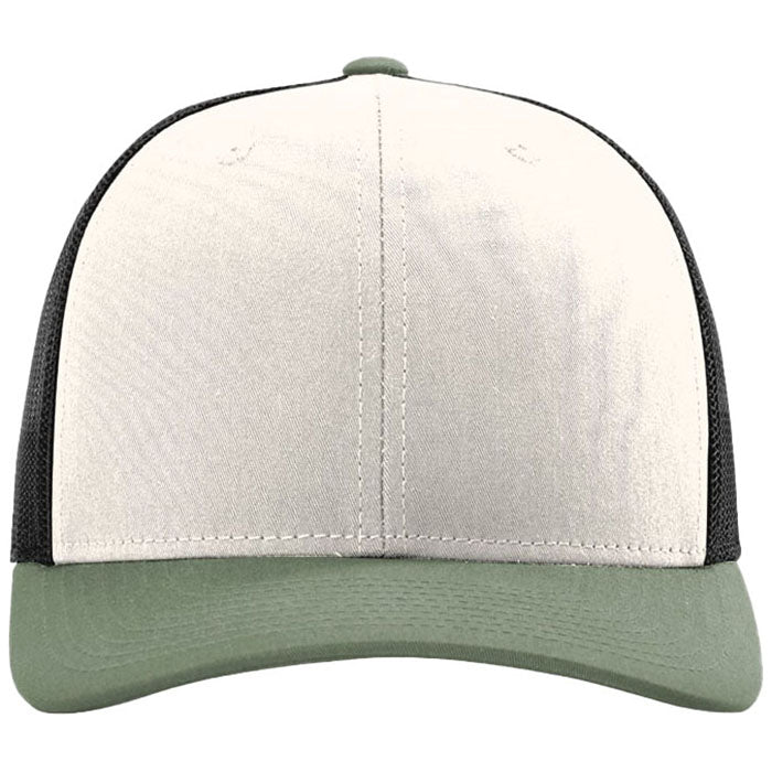 Richardson Cream/Black/Loden Trucker Cap