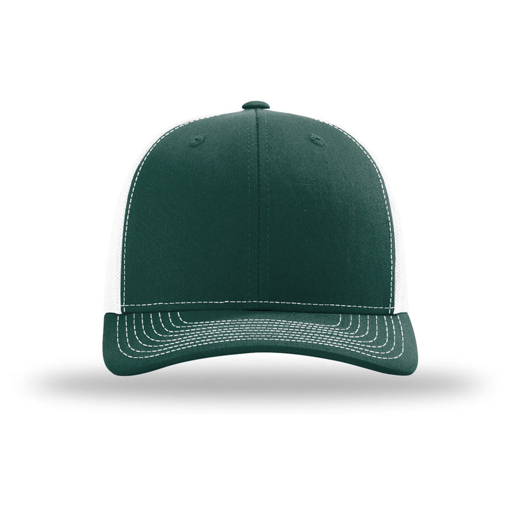 Richardson Dark Green/White Trucker Cap