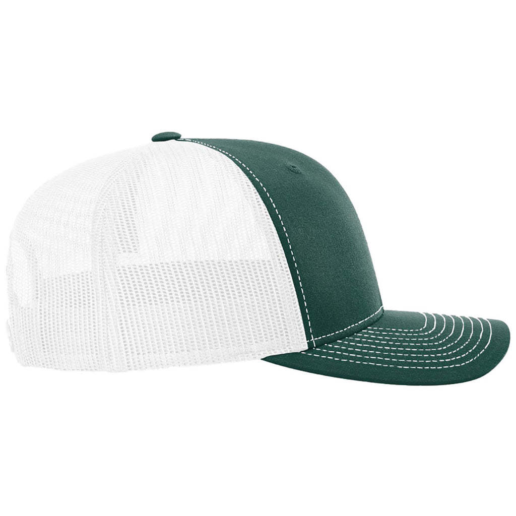 Richardson Dark Green/White Trucker Cap