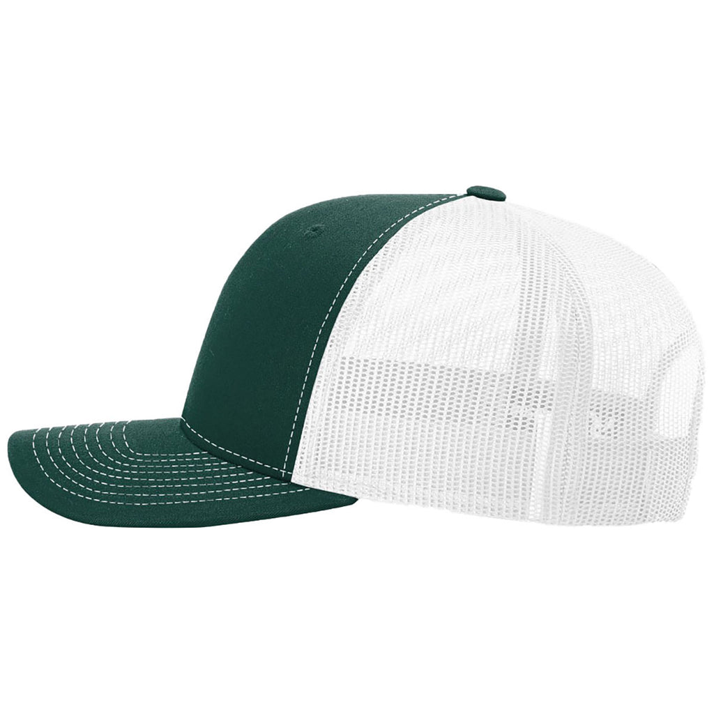 Richardson Dark Green/White Trucker Cap