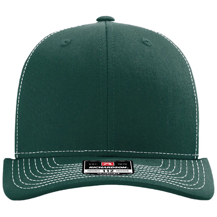 Richardson Dark Green/White Trucker Cap
