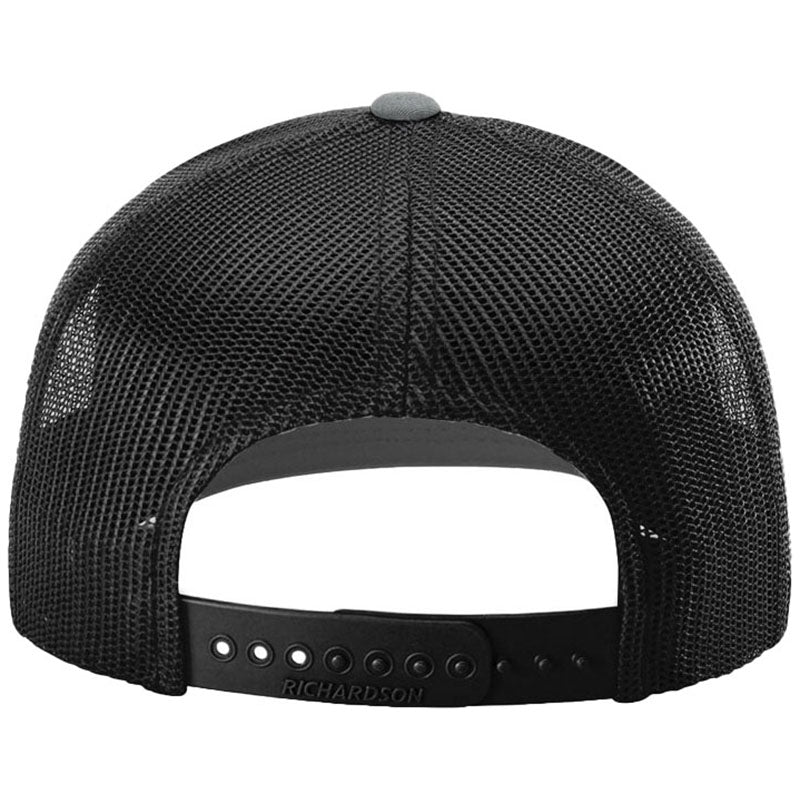 Richardson Heather Grey/Black Trucker Cap