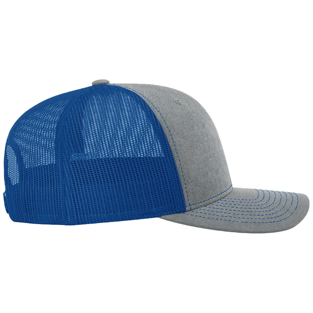 Richardson Heather Grey/Royal Trucker Cap