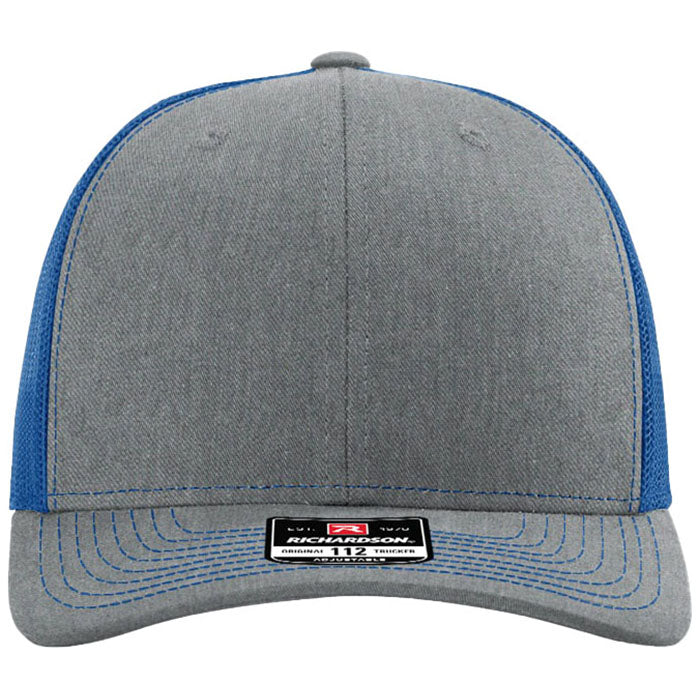 Richardson Heather Grey/Royal Trucker Cap