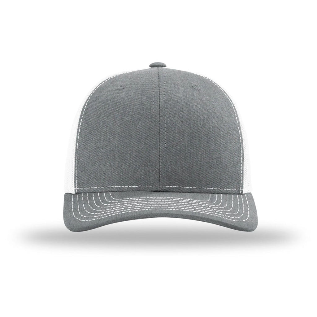Richardson Heather Grey/White Trucker Cap