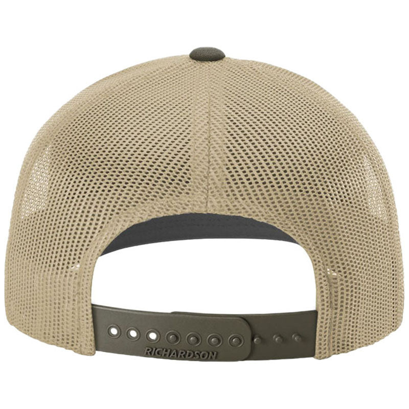 Richardson Khaki/Khaki/Chocolate Chip Trucker Cap