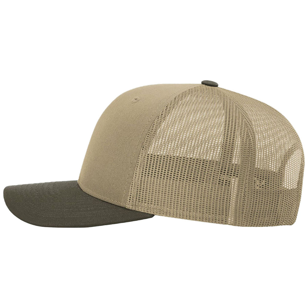 Richardson Khaki/Khaki/Chocolate Chip Trucker Cap