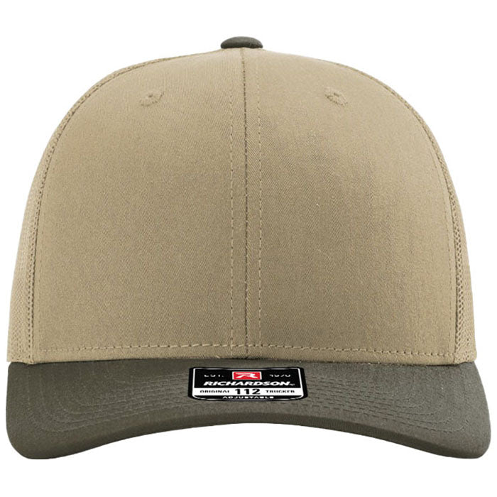 Richardson Khaki/Khaki/Chocolate Chip Trucker Cap