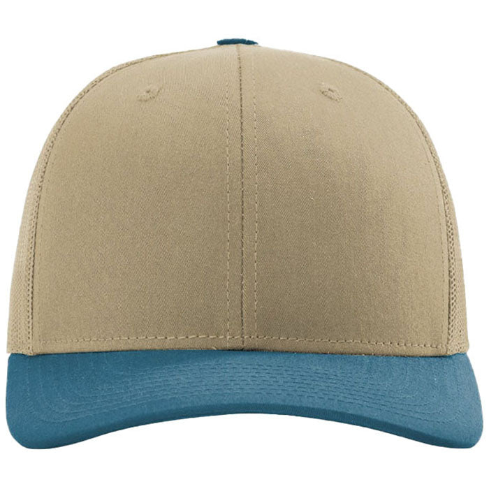 Richardson Khaki/Khaki/Legion Blue Trucker Cap