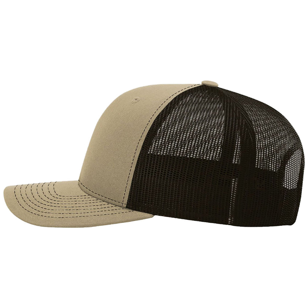 Richardson Khaki/Coffee Trucker Cap