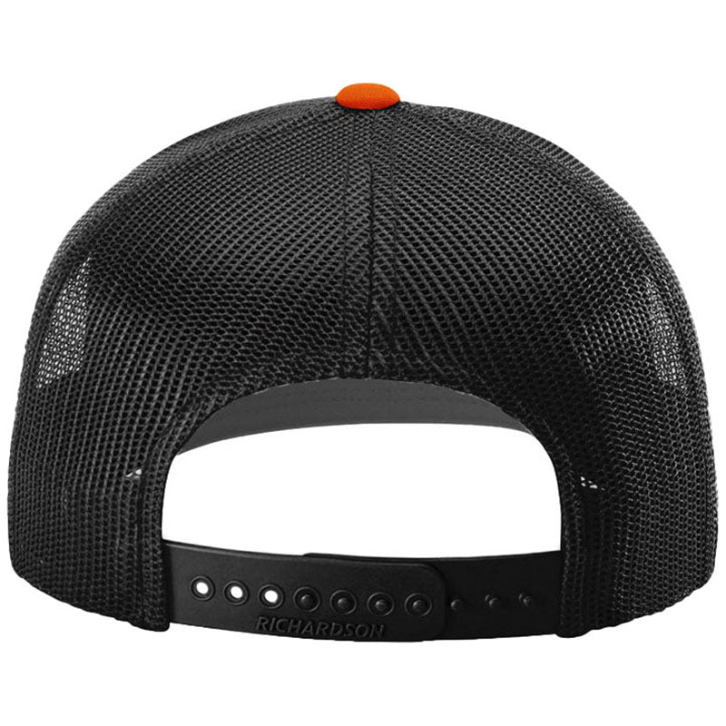 Richardson Orange/Black Trucker Cap