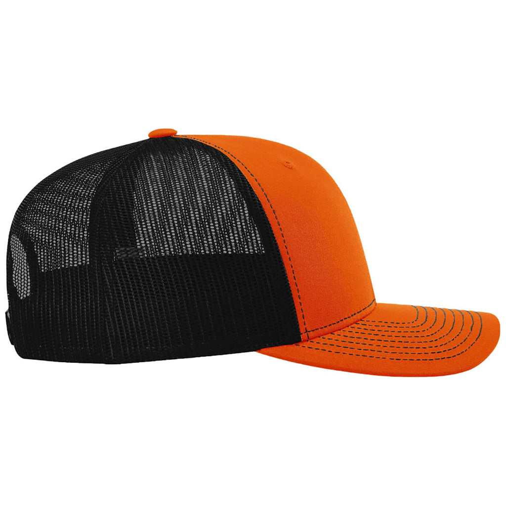 Richardson Orange/Black Trucker Cap