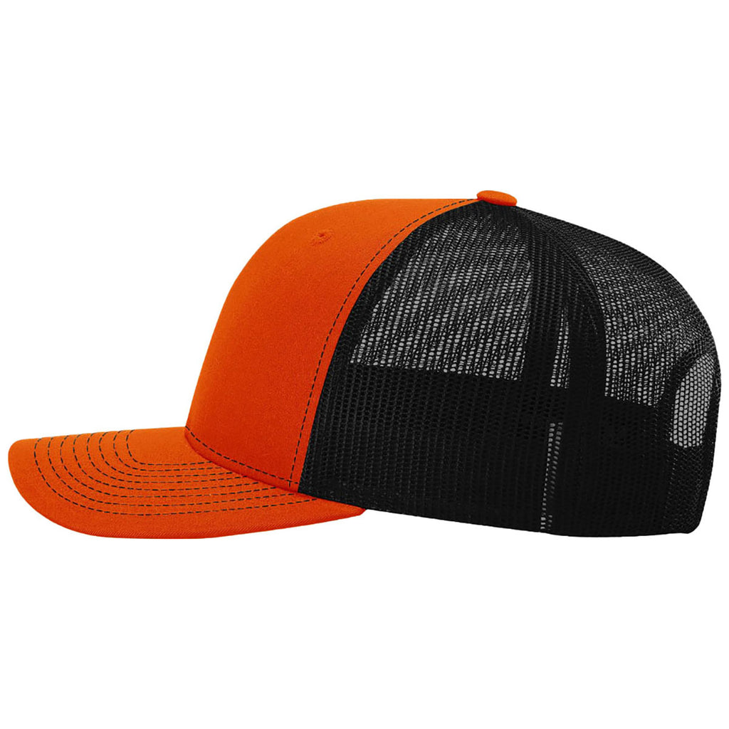 Richardson Orange/Black Trucker Cap