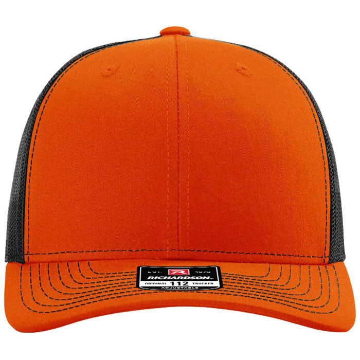 Richardson Orange/Black Trucker Cap