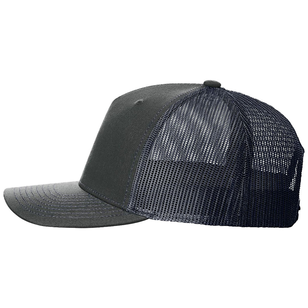 Richardson Ombre Blue/Navy Five-Panel Trucker