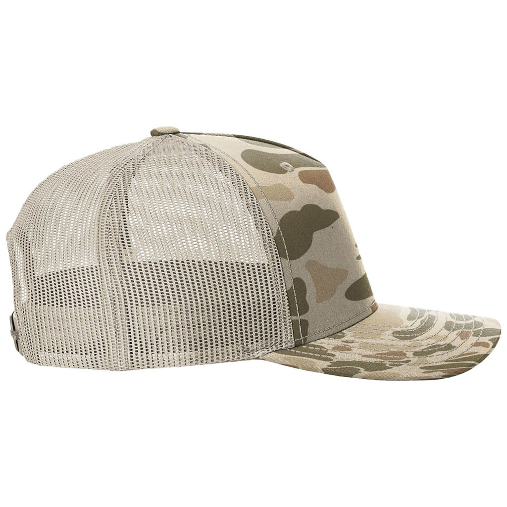 Richardson Harvest Duck Camo/Light Tan Printed Five-Panel Trucker