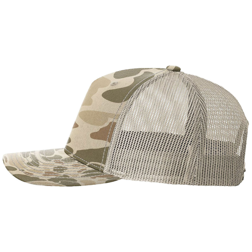 Richardson Harvest Duck Camo/Light Tan Printed Five-Panel Trucker