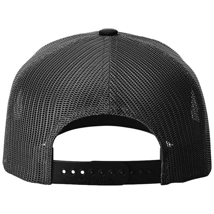Richardson Kryptek Typhon/Black Printed Five-Panel Trucker