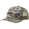 Richardson Marsh Duck Camo/Loden Printed Five-Panel Trucker