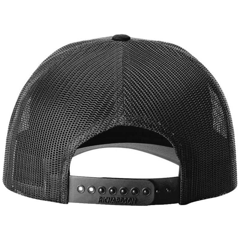 Richardson Black Low Pro Trucker