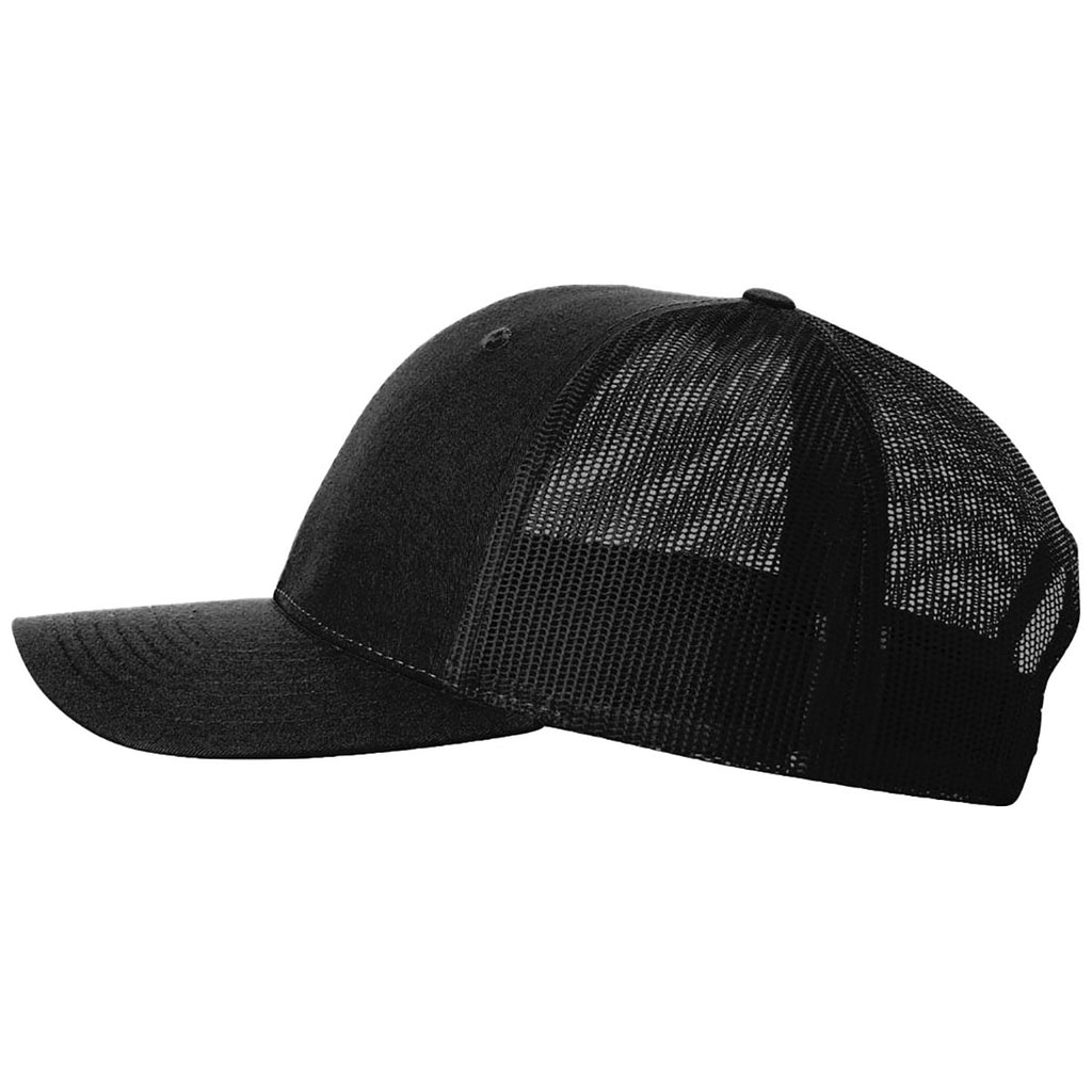 Richardson Black Low Pro Trucker