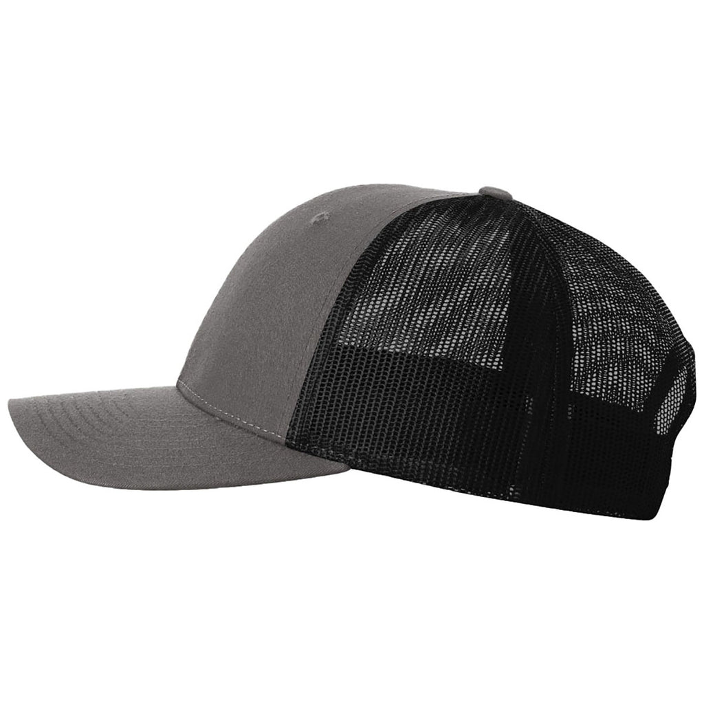 Richardson Charcoal/Black Low Pro Trucker