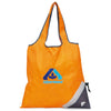 Gemline Tangerine Orange Latitudes Foldaway Shopper