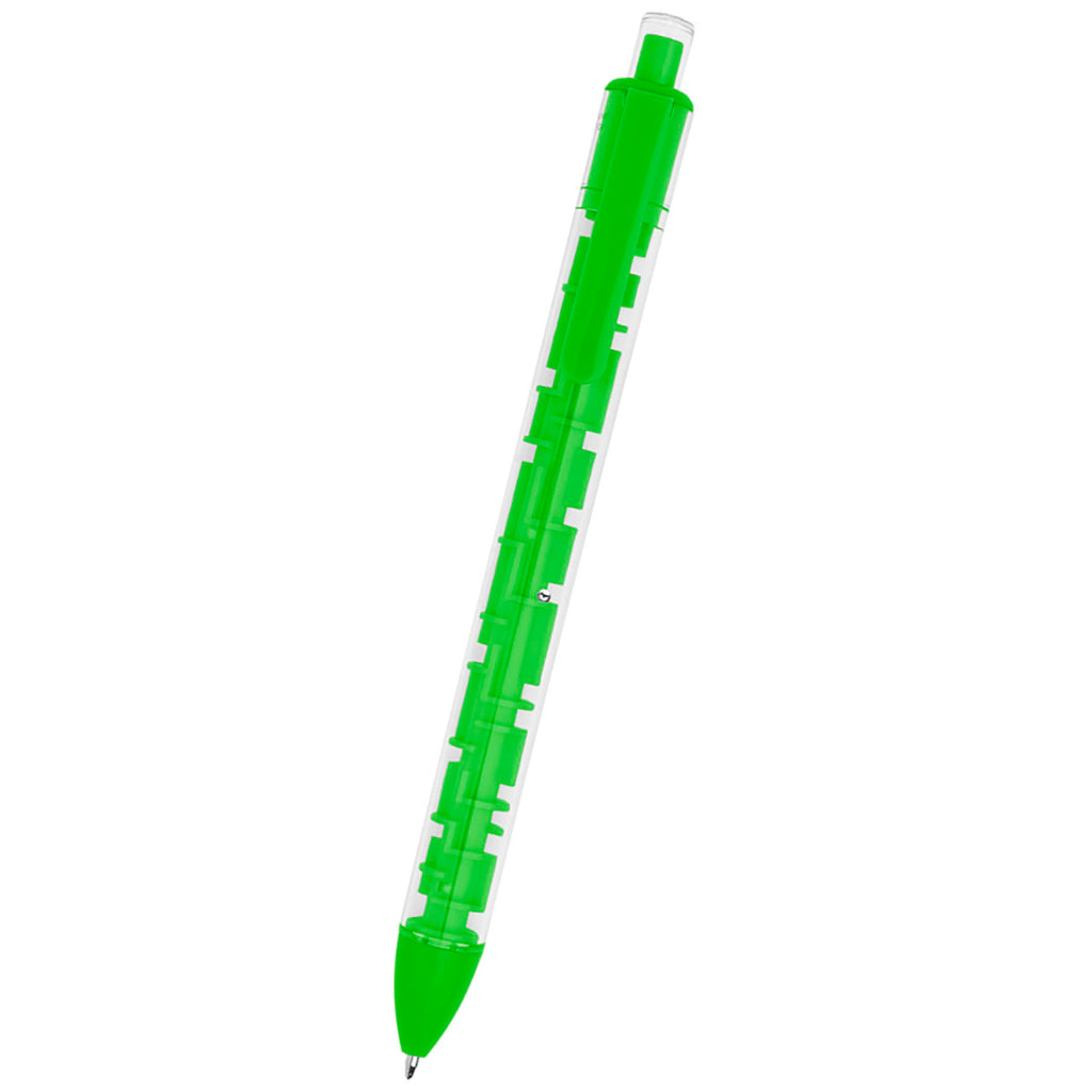 Hit Translucent Green A-Maze Me Pen