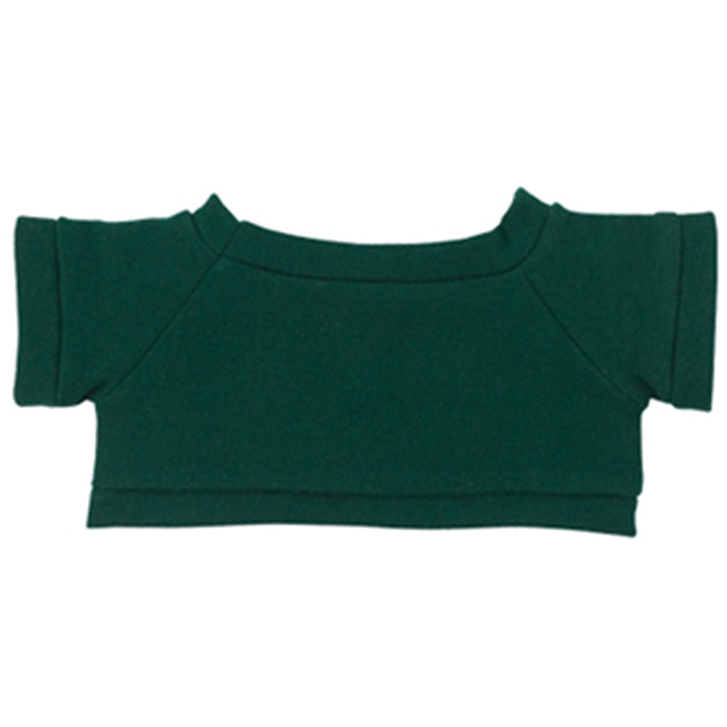 Hit 8 1/2" Big Paw Brown Bear with Forest Green T-Shirt