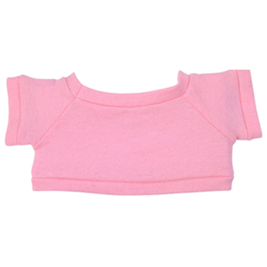 Hit 8 1/2" Big Paw Brown Bear with Pink T-Shirt