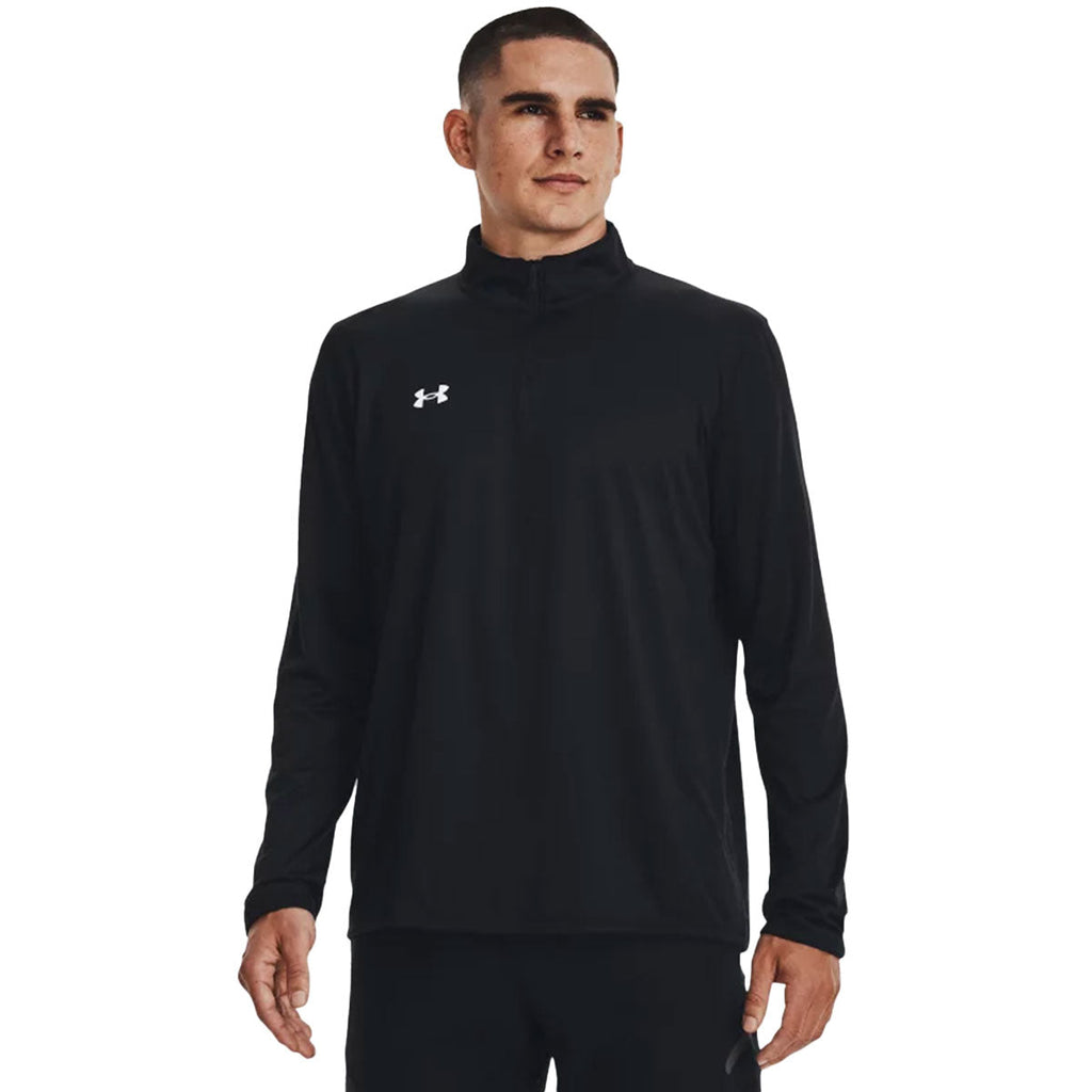 48-Hour Under Armour Men's Black Team Tech 1/4 Zip