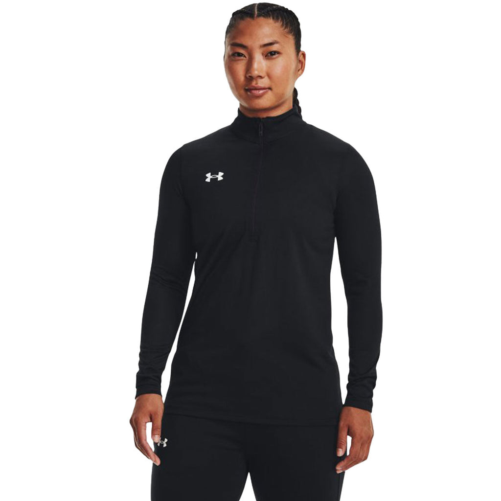 48-Hour Under Armour Women's Black Team Tech 1/2 Zip